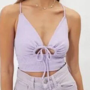 Urban Outfitters Keyhole Crop Top